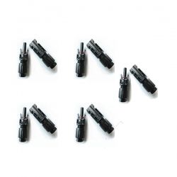 Pack de 5 paires de connecteurs MC4