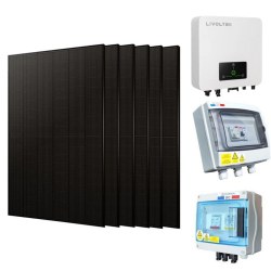 Kit Solaire Autoconsommation 3000W Bifacial | Onduleur Livoltek | Haute Performance